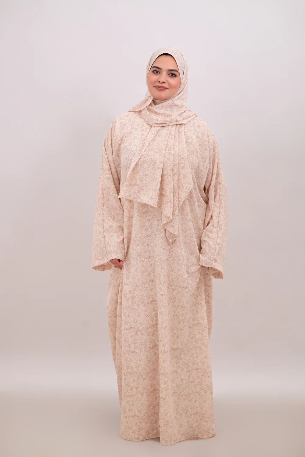 Floral Royal Crepe Fabric Isdal