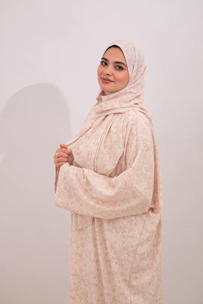 Floral Royal Crepe Fabric Isdal